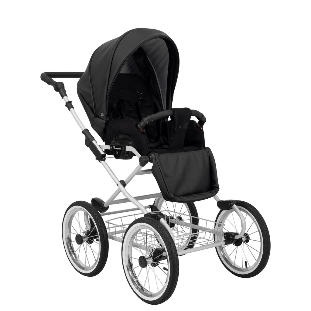 Kunert Romantic 2-in-1 Stroller – Black Eco – image 5