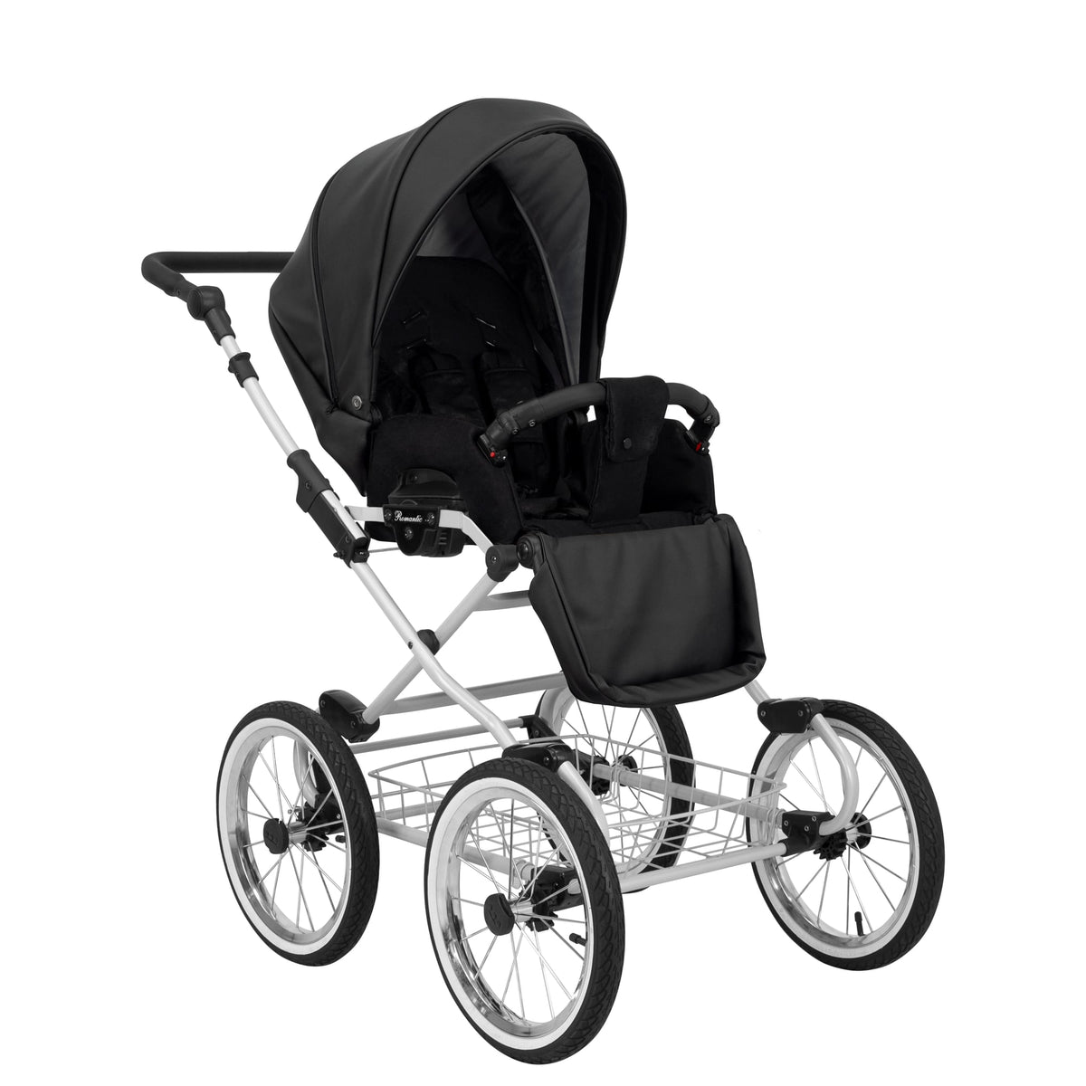 Kunert Romantic 2-in-1 Stroller – Black Eco – image 5