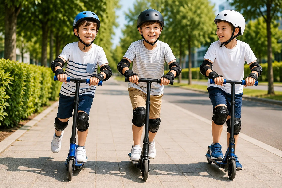 Kunert Kids protective gear set Kely 2, 6-piece: knee, elbow and wrist guards – black - photo 10