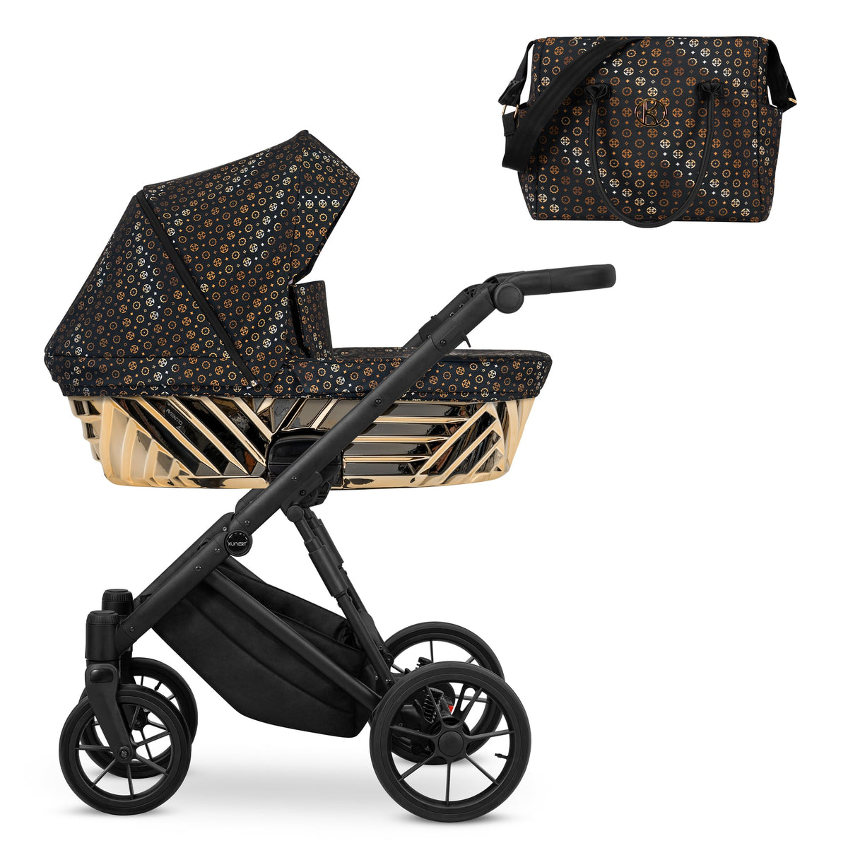 Kunert Ivento Glam Pram – Black Style – image 2