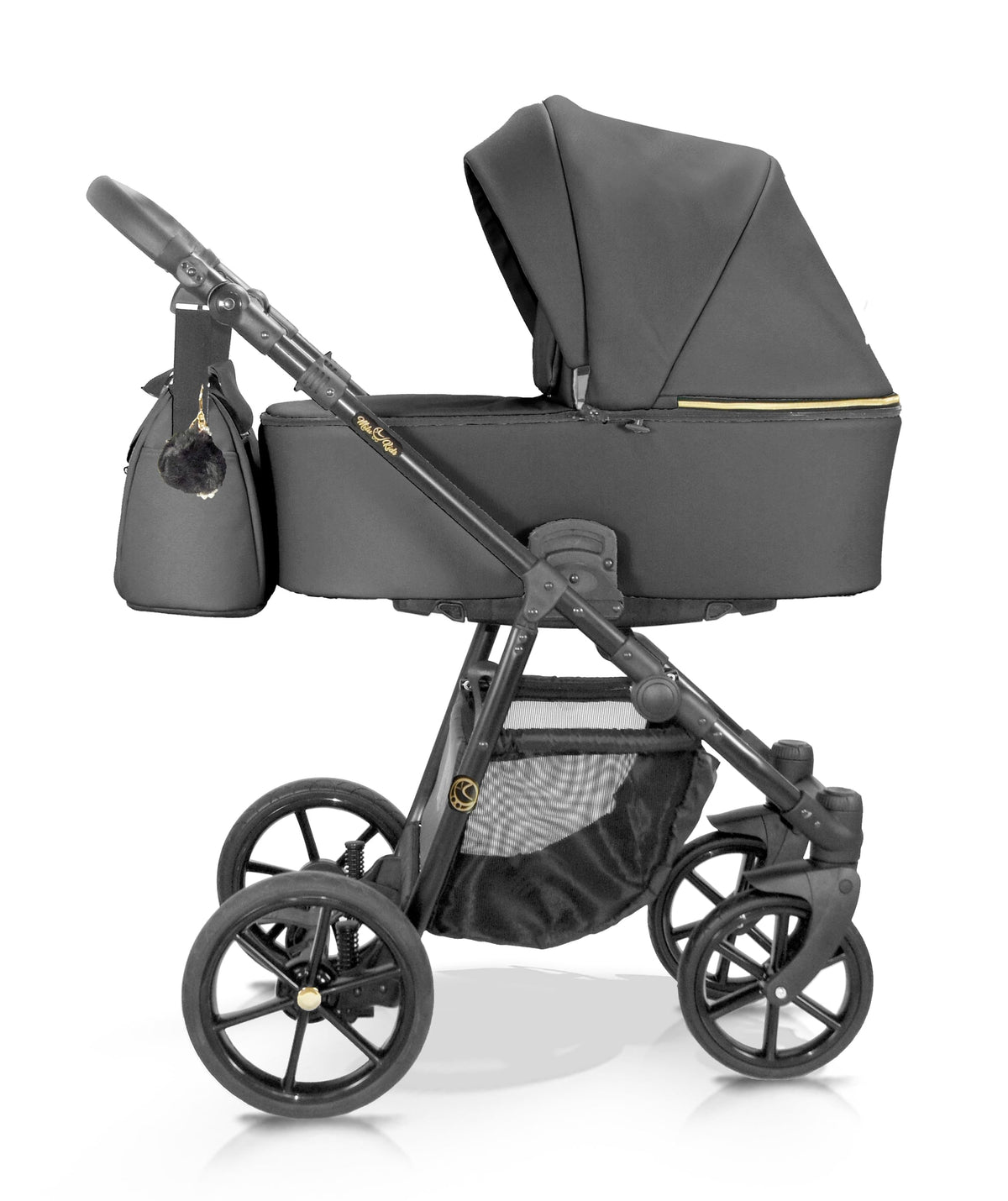 Wózek dziecięcy Milukids Risso 3w1 - RIS-08 (złoty stelaż)