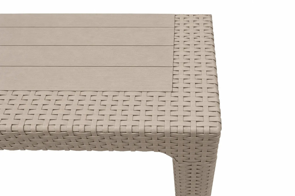 Kunert Garden table Adler 140x80 cm, rattan look – cappuccino - photo 4