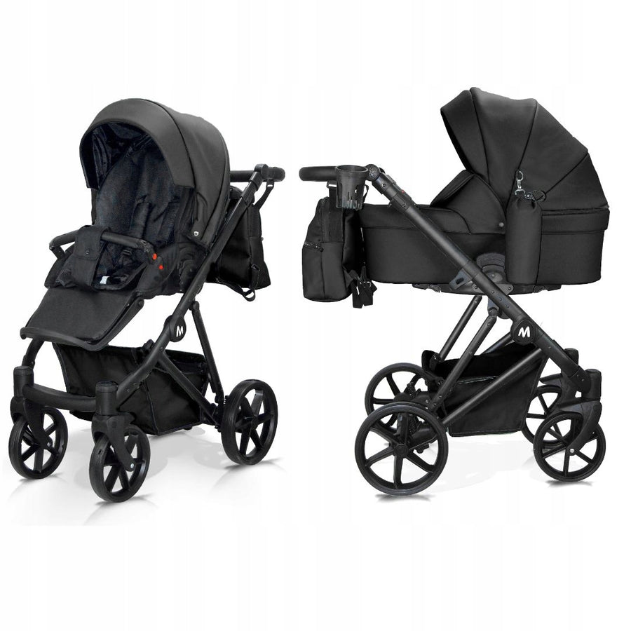 MOMMO Royal 2-in-1 Stroller – Black – image 1