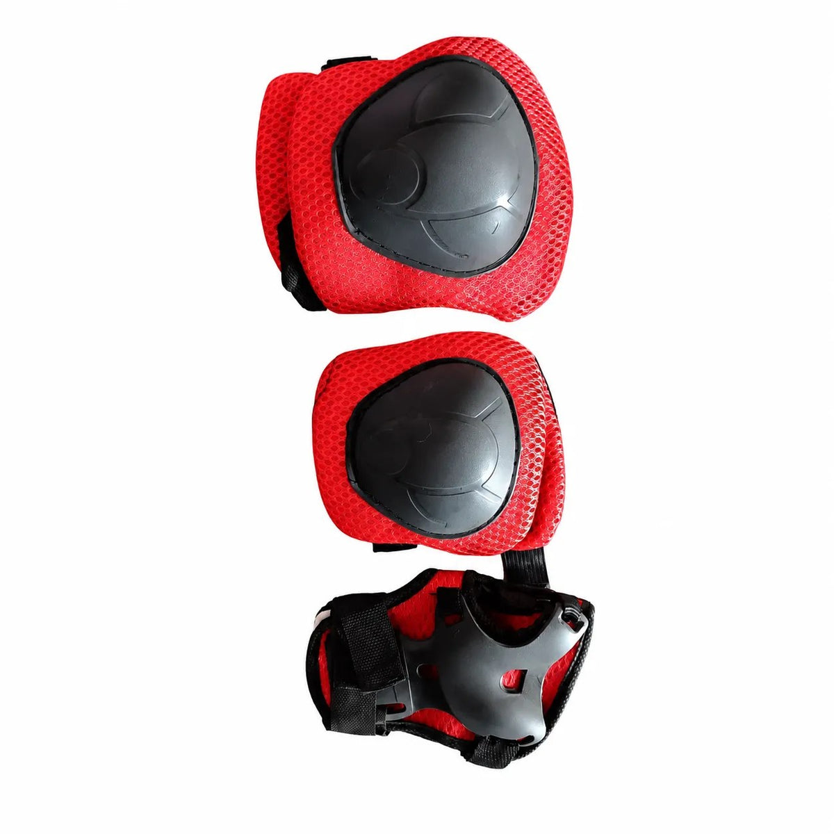 Kunert Kids protective gear set Tomi 1, 6-piece: knee, elbow and wrist guards – black-red - photo 2