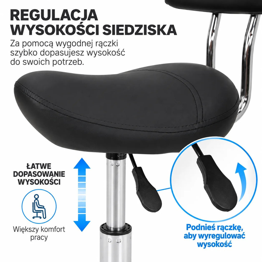 Kunert Beauty stool Sorelle with backrest, height-adjustable - photo 7