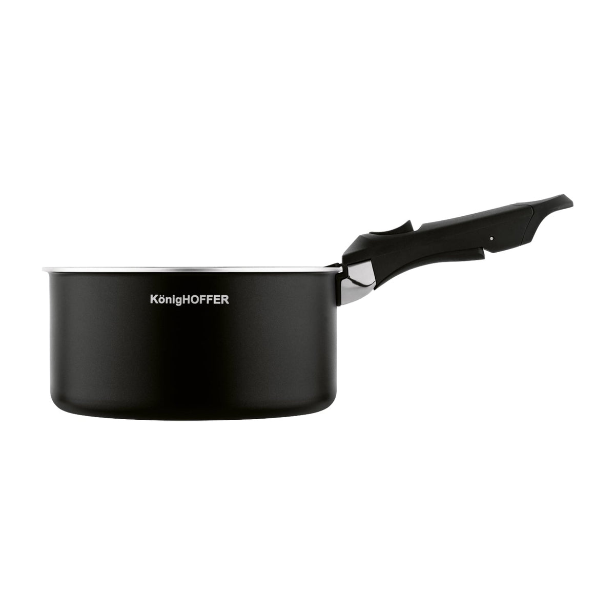Konighoffer Spinel Black Cookware Set – 16/18/20 cm, Detachable Handle - photo 3