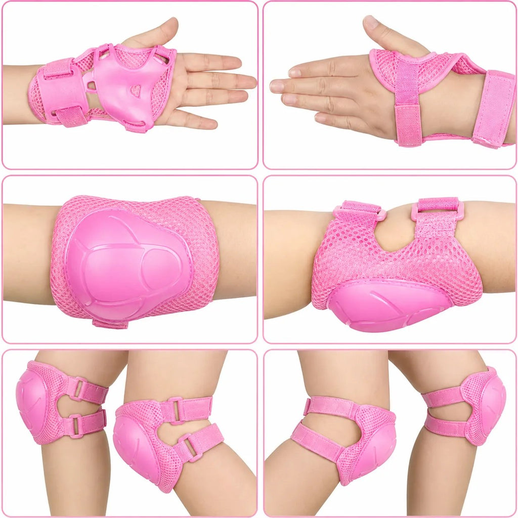 Kunert Kids protective gear set Megi 1, 6-piece: knee, elbow and wrist guards – pink - photo 6