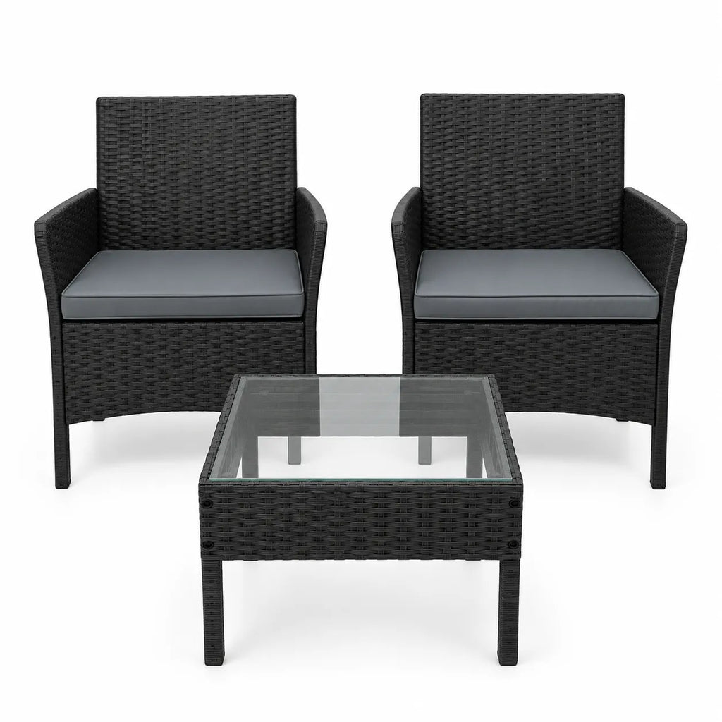 Kunert Garden seating set Bari: 2 armchairs + glass table - photo 6