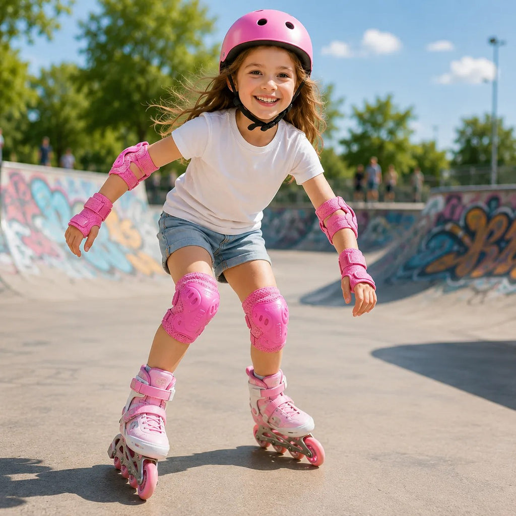 Kunert Kids protective gear set Megi 2, 6-piece: knee, elbow and wrist guards – pink - photo 9
