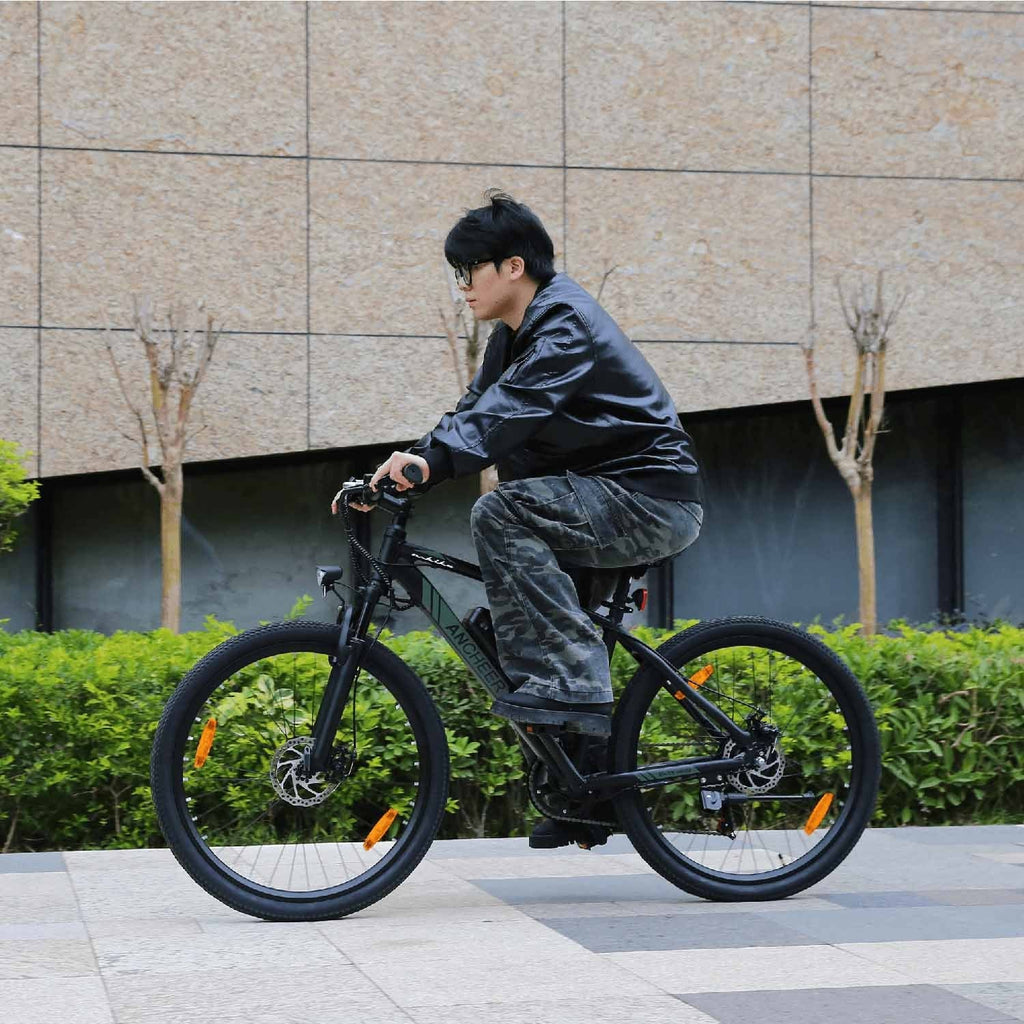 Ancheer Electric Mountain Bike 27.5" – Black / Green - photo 11
