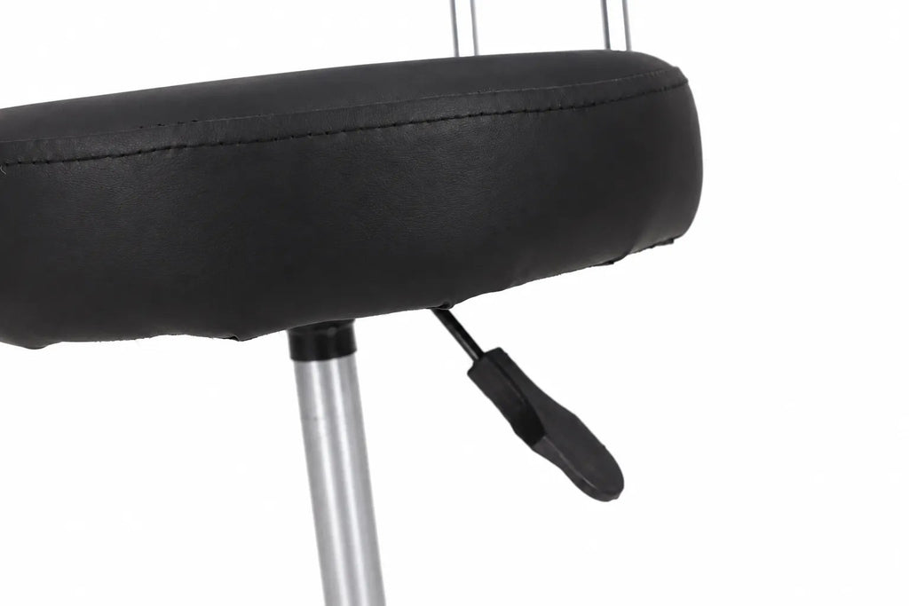 Kunert Beauty stool Bella with backrest, swivel – black - photo 3