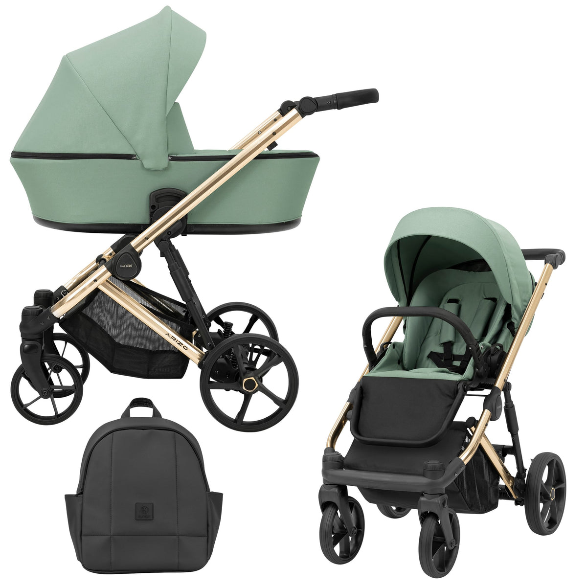 Kunert Arizo Premium 2-in-1 Stroller – Mint – image 1