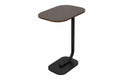 Kunert C-shaped side table Vero for sofa and laptop – brown