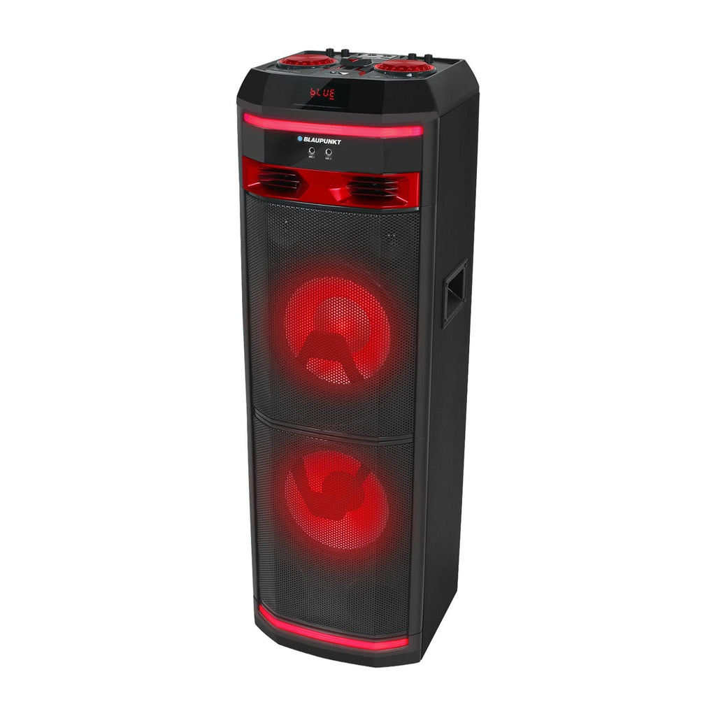 Blaupunkt PS1.1BD Party Speaker 1000 W – Karaoke, 2 Wireless Mics