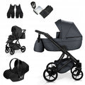 MOMMO Harmony 3-in-1 Stroller – Black – image 1