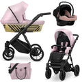 Kunert Ivento Glam 3-in-1 Stroller – Eco Pink Metalic – image 1
