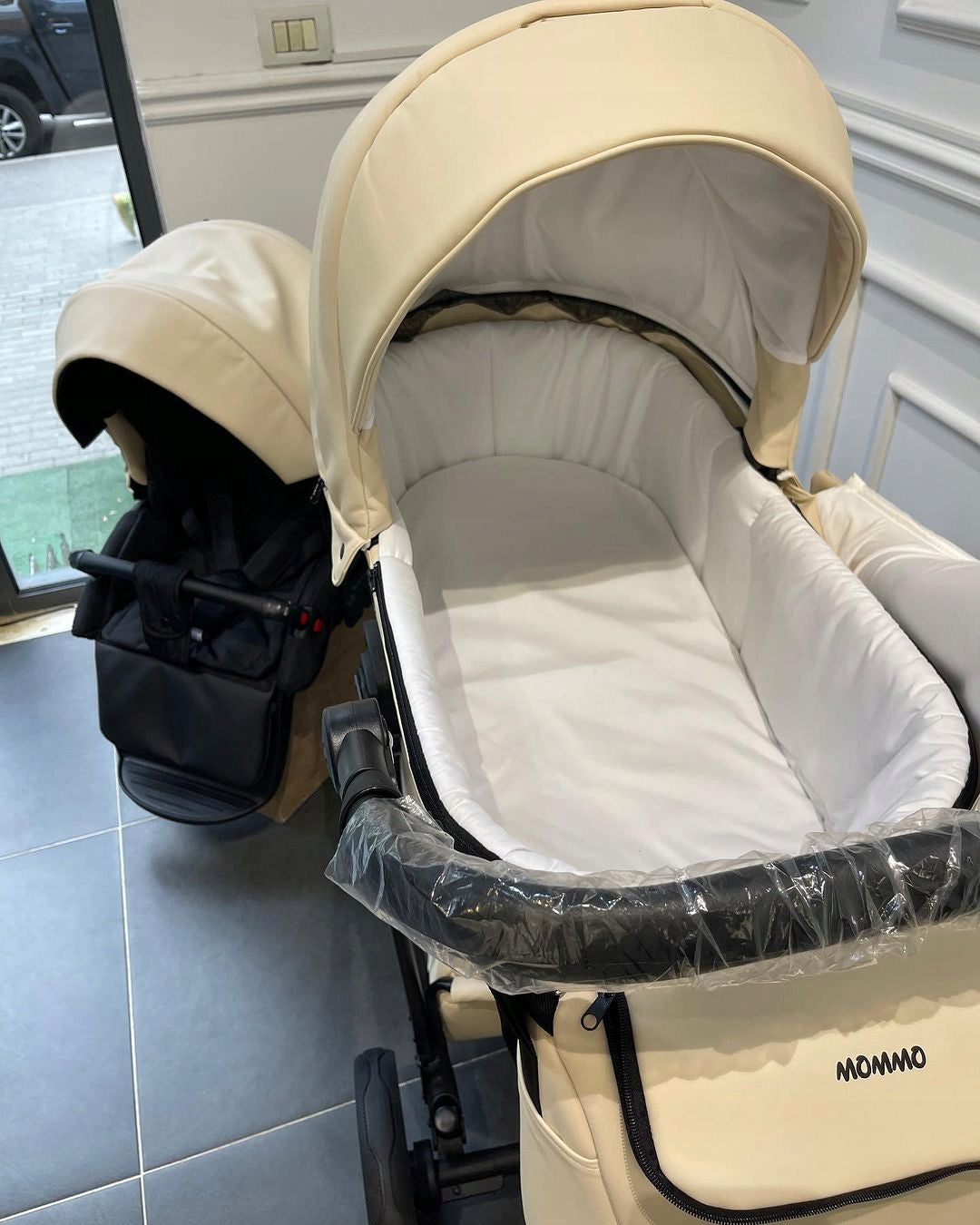 MOMMO Harmony 2-in-1 Stroller – Vanilla – image 8