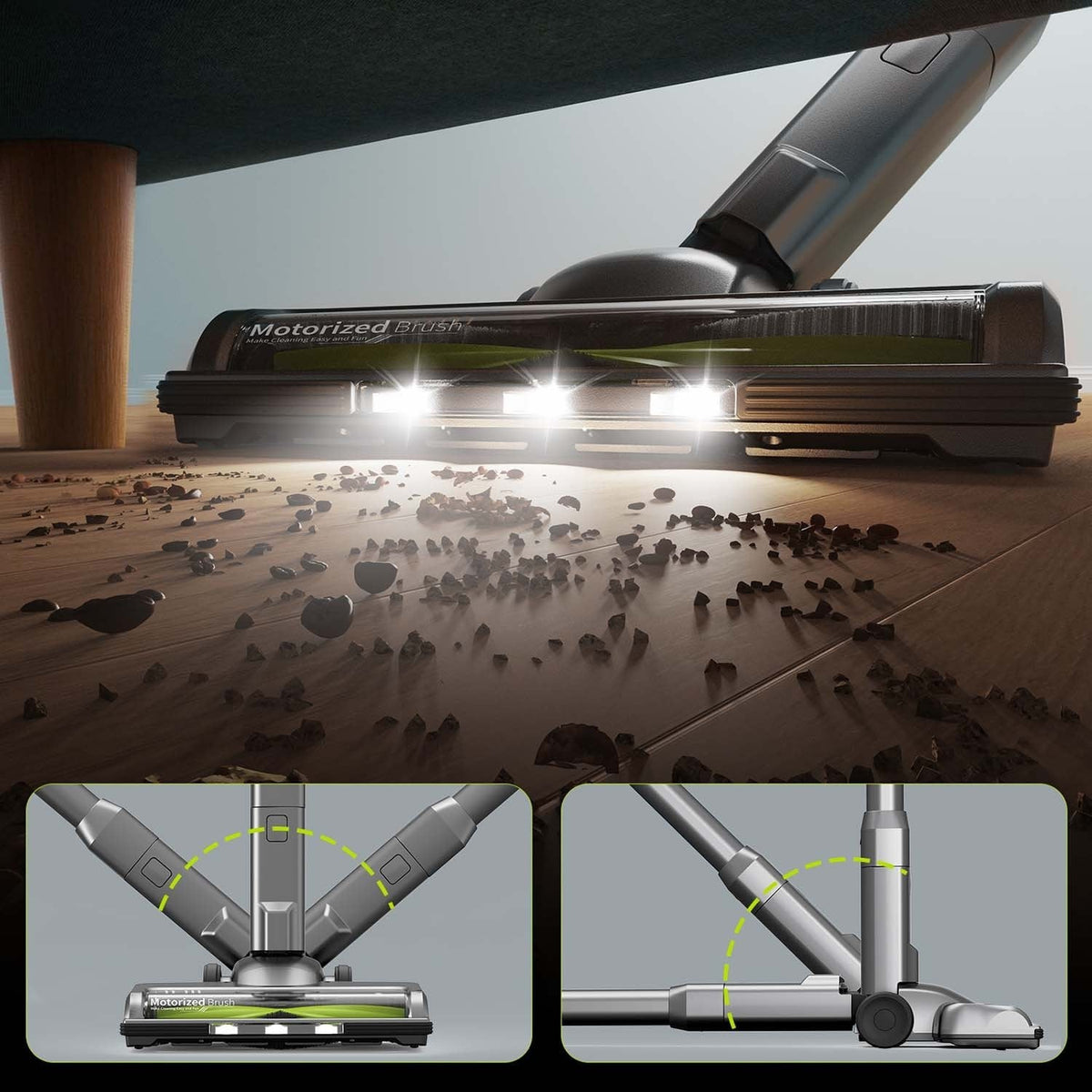 Greenote GSC55 Cordless Vacuum – 26 kPa with Accessories - photo 9
