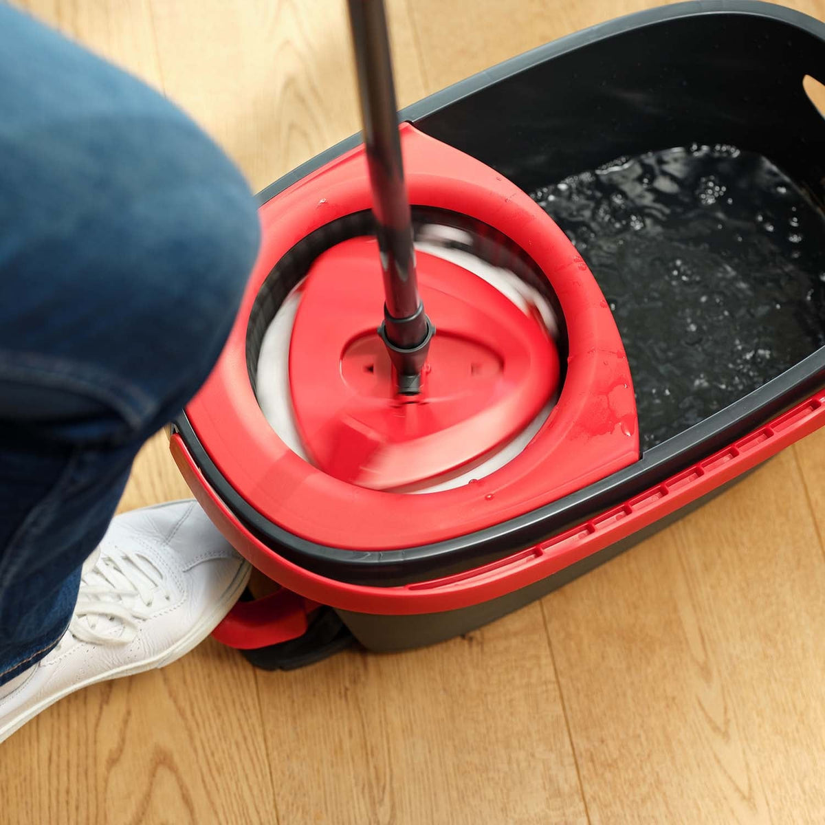 Vileda Turbo Spin Mop and Bucket Set – with Dirt Brush - photo 8