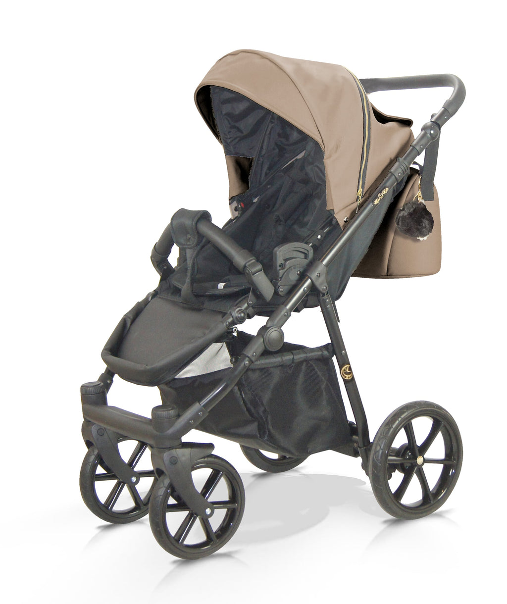 Wózek dziecięcy Milukids Risso 2w1 - RIS-07 (złoty stelaż)
