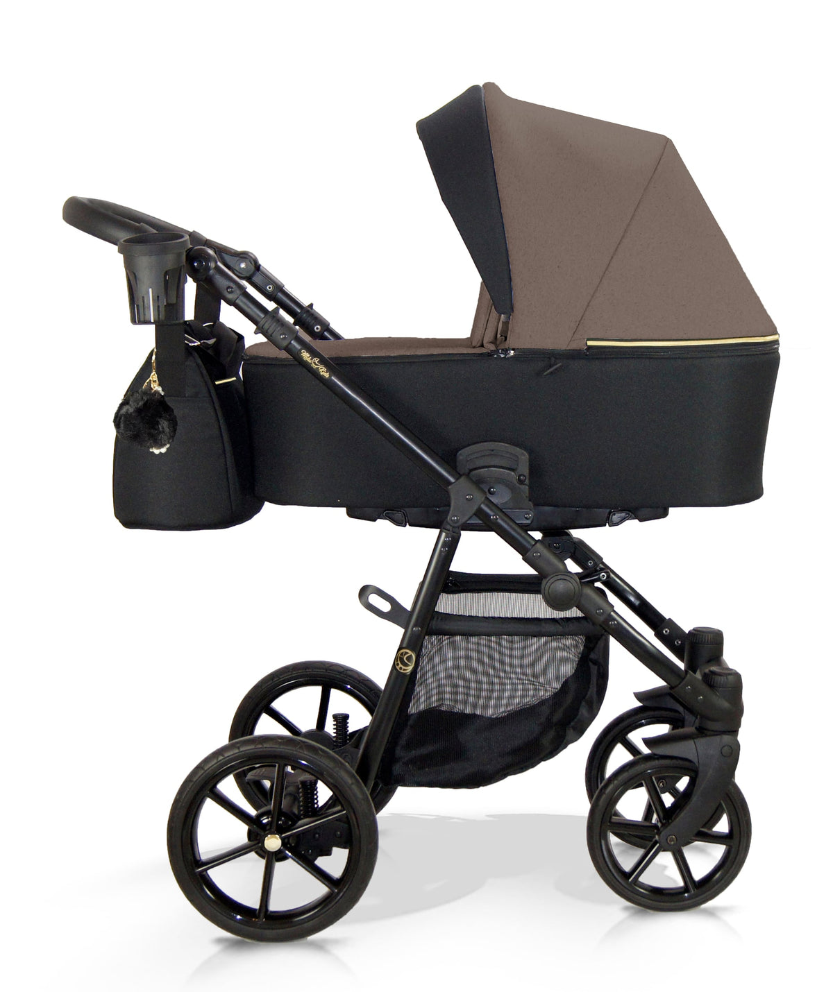 Wózek dziecięcy Milukids Risso 3w1 - RIS-12 (złoty stelaż)