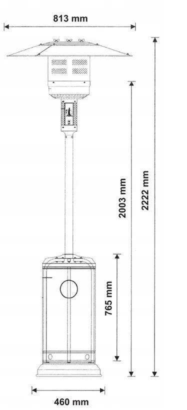 Kunert Gas patio heater Victor 13 kW - photo 10