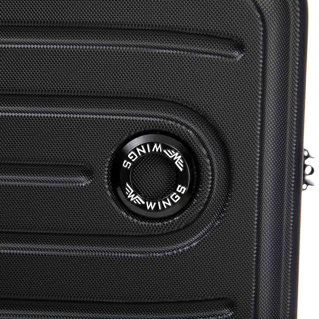 Wings Coot 3-Piece Hard Shell Suitcase Set – Black - photo 7