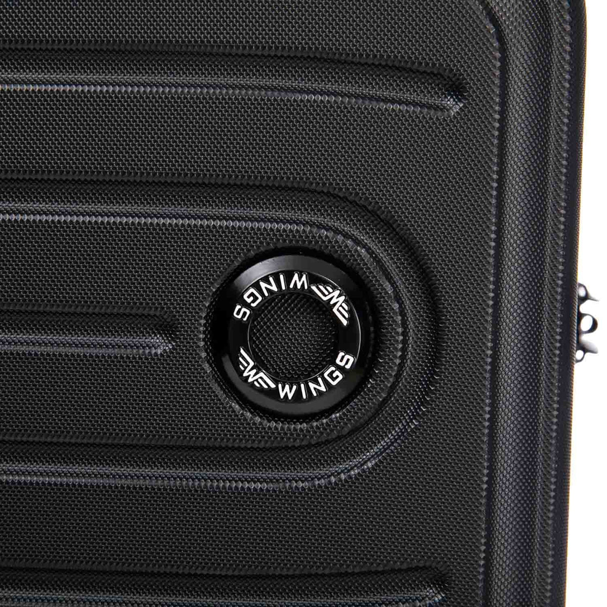 Wings Coot 3-Piece Hard Shell Suitcase Set – Black - photo 7