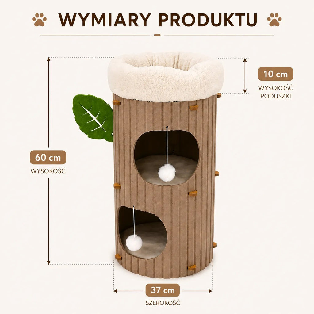 Kunert Cat tree LunaTower with cat caves - photo 9