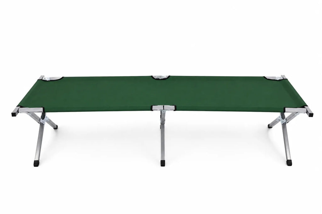 Kunert Folding camp bed Iron with carry bag, up to 120 kg – green - photo 8
