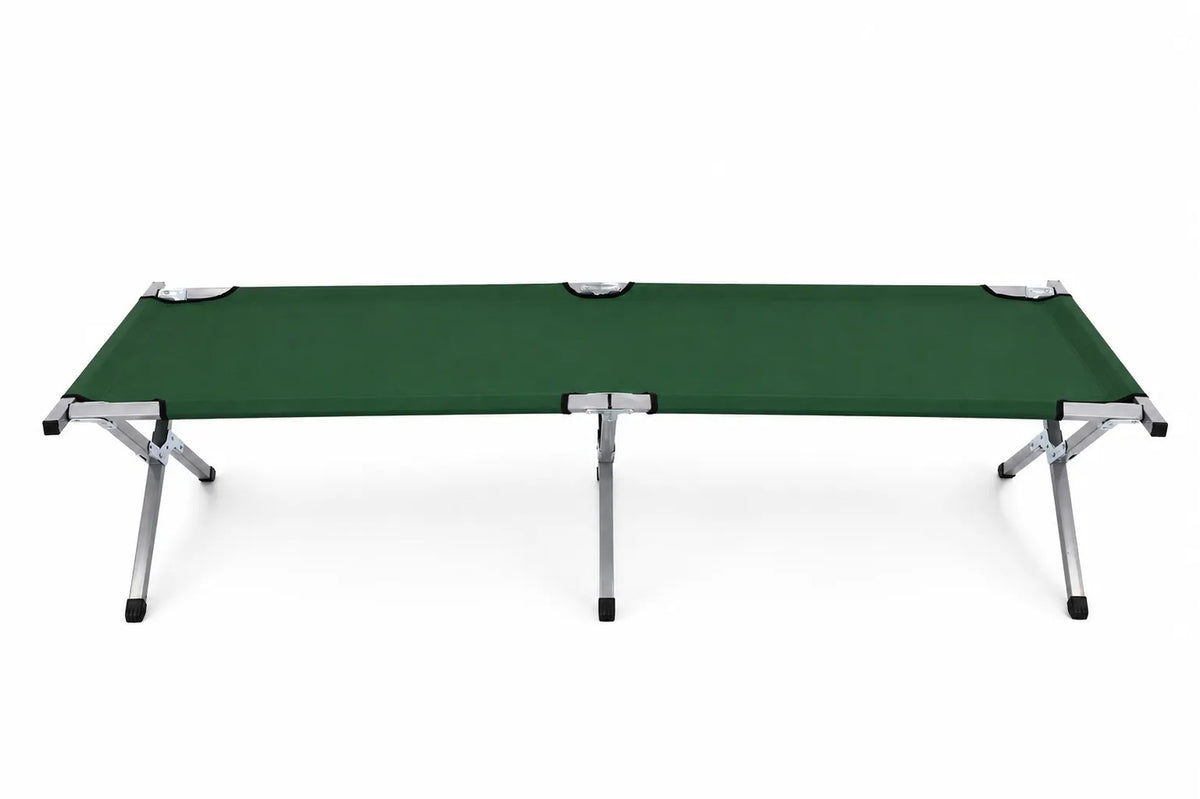 Kunert Folding camp bed Iron with carry bag, up to 120 kg – green - photo 8