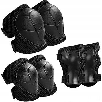 Kunert Kids protective gear set Kely 1, 6-piece: knee, elbow and wrist guards – black - photo 8