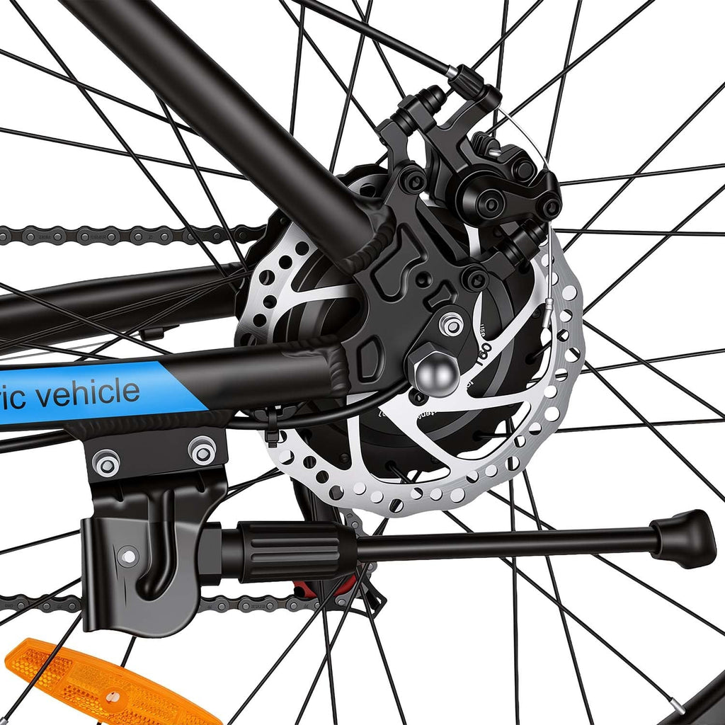 Ancheer Electric Mountain Bike 27.5" – Black / Blue - photo 3