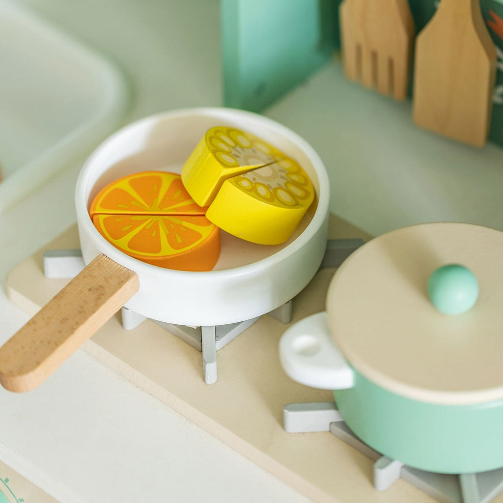 Classic World Large Wooden Play Kitchen with Accessories - photo 5