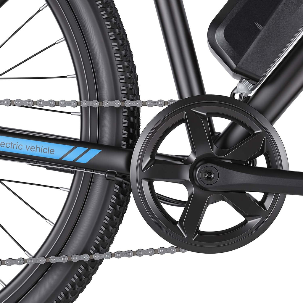Ancheer Electric Mountain Bike 27.5" – Black / Blue - photo 6