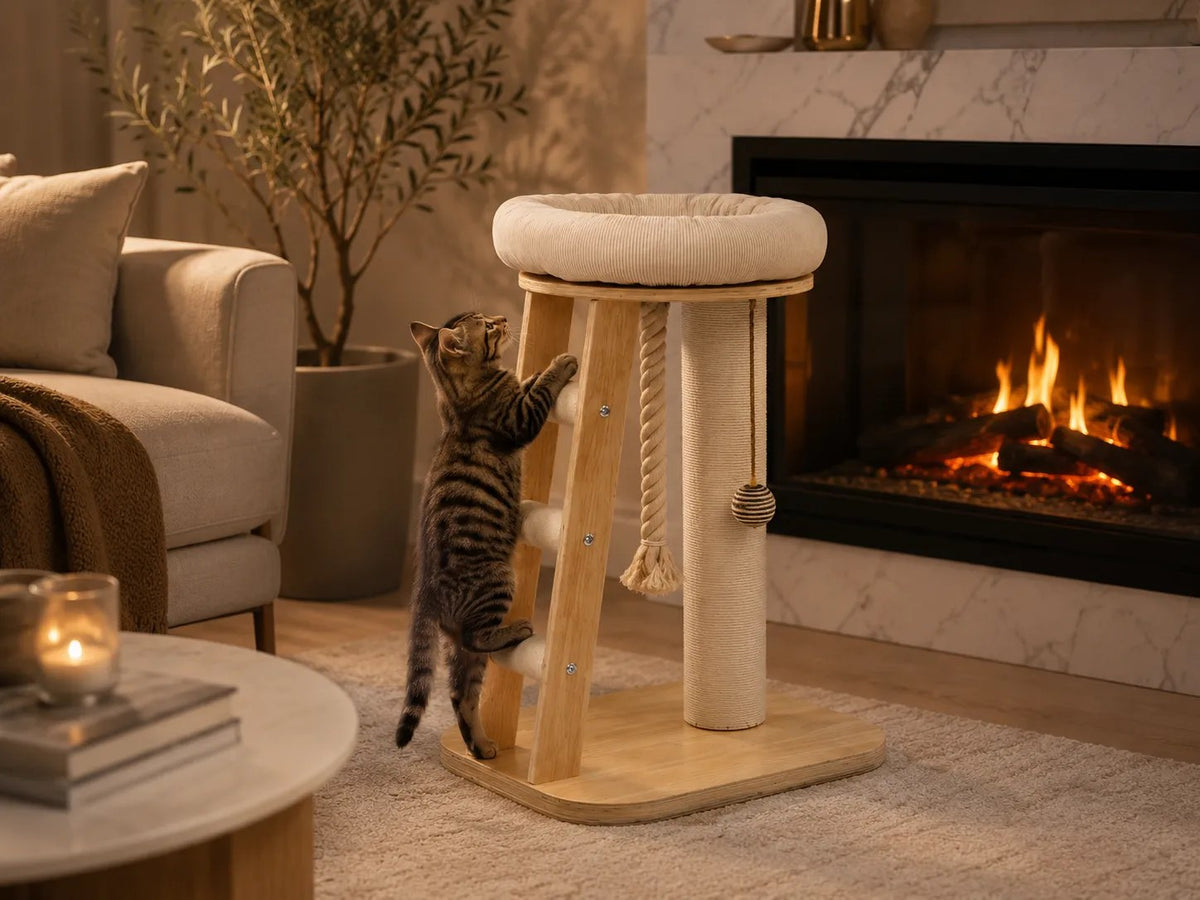 Kunert Cat tree Simba with bed and ladder - photo 8