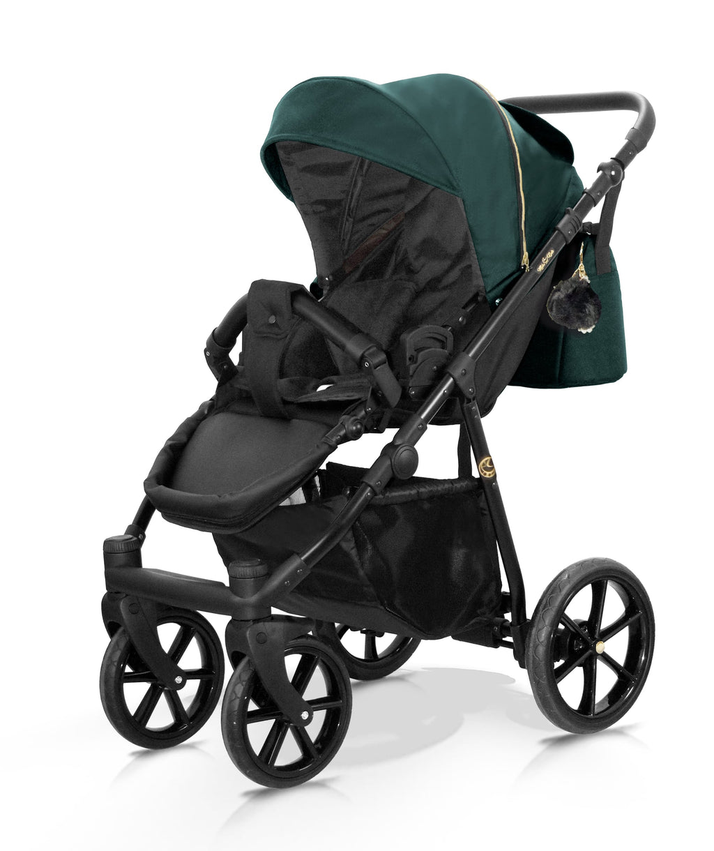 Wózek dziecięcy Milukids Risso 2w1 - RIS-14 (złoty stelaż)