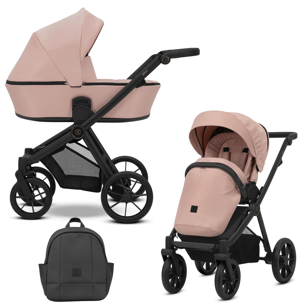 Kunert Brav 2-in-1 Stroller – Pink – image 1