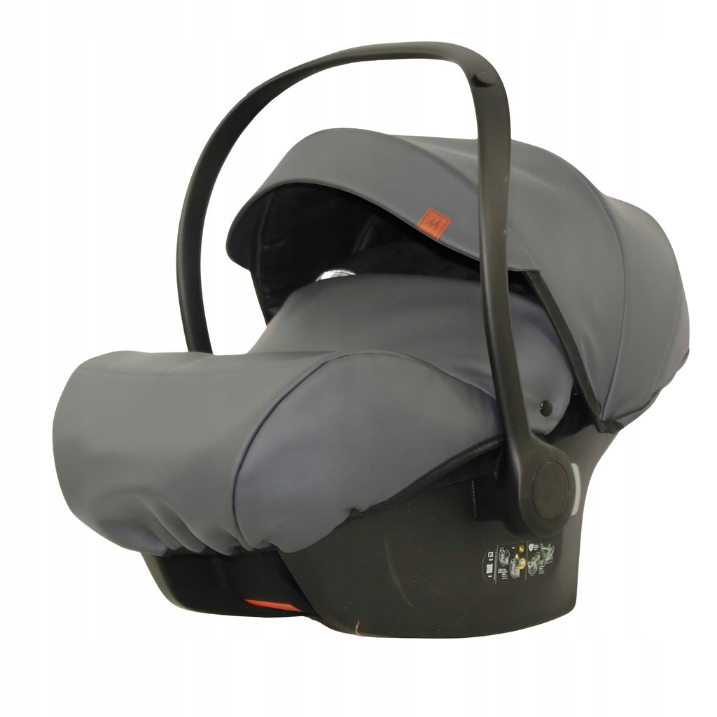 MOMMO Deluxe 3-in-1 Stroller – Grey – image 9