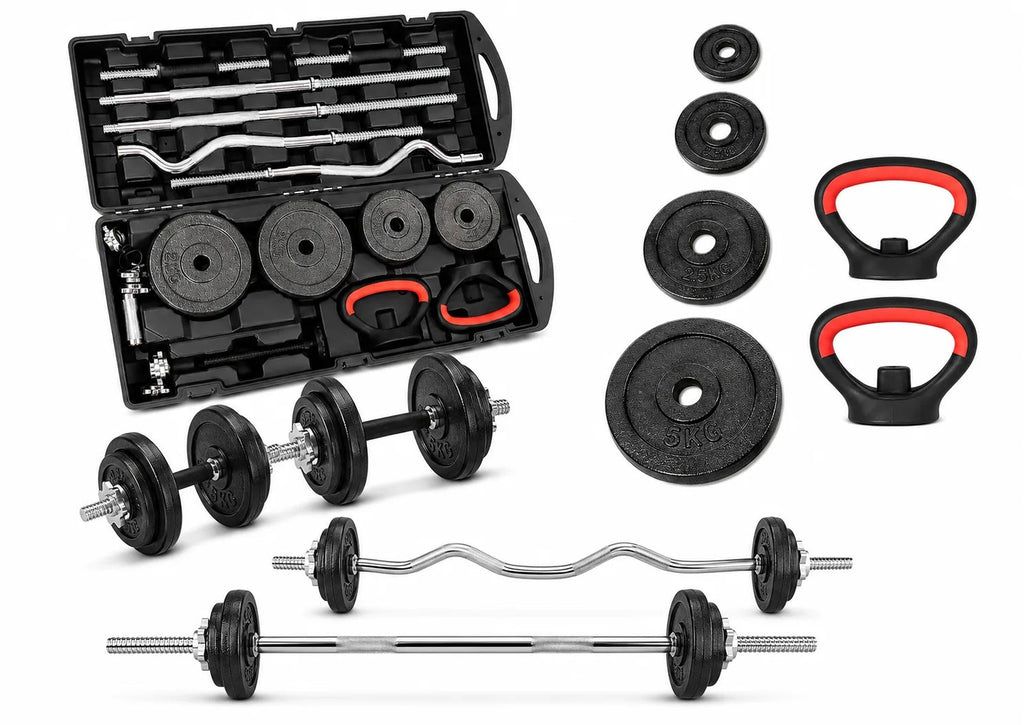 Kunert Dumbbell & barbell set FOCUS 58 kg