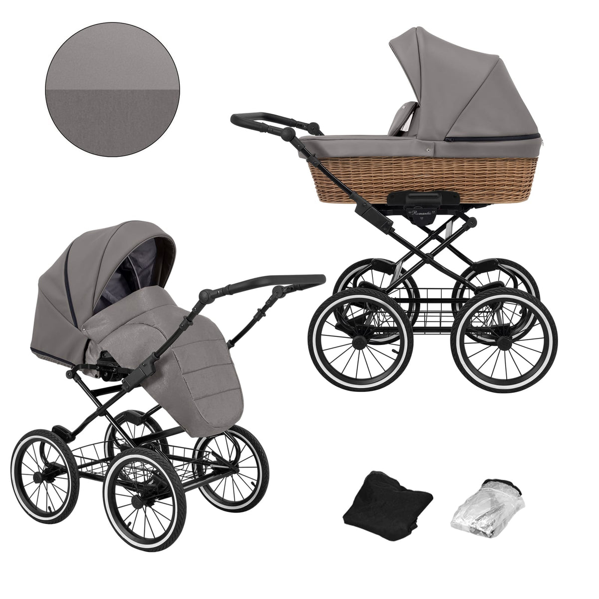 Kunert Romantic Classic 2-in-1 Stroller – ROM-10 – image 1