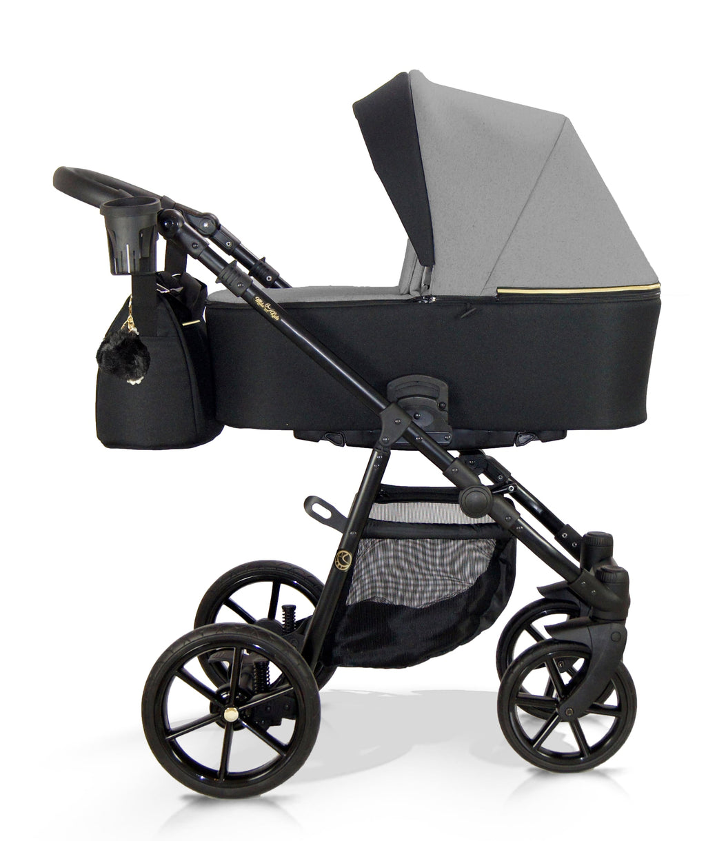 Wózek dziecięcy Milukids Risso 3w1 - RIS-11 (złoty stelaż)