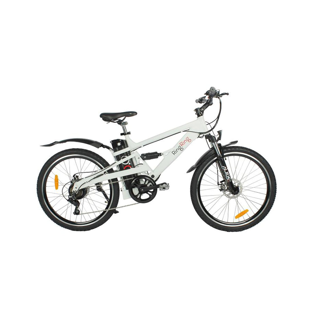 Jobo Ring Ring JB-TDE05Z Electric Mountain Bike 17" – White