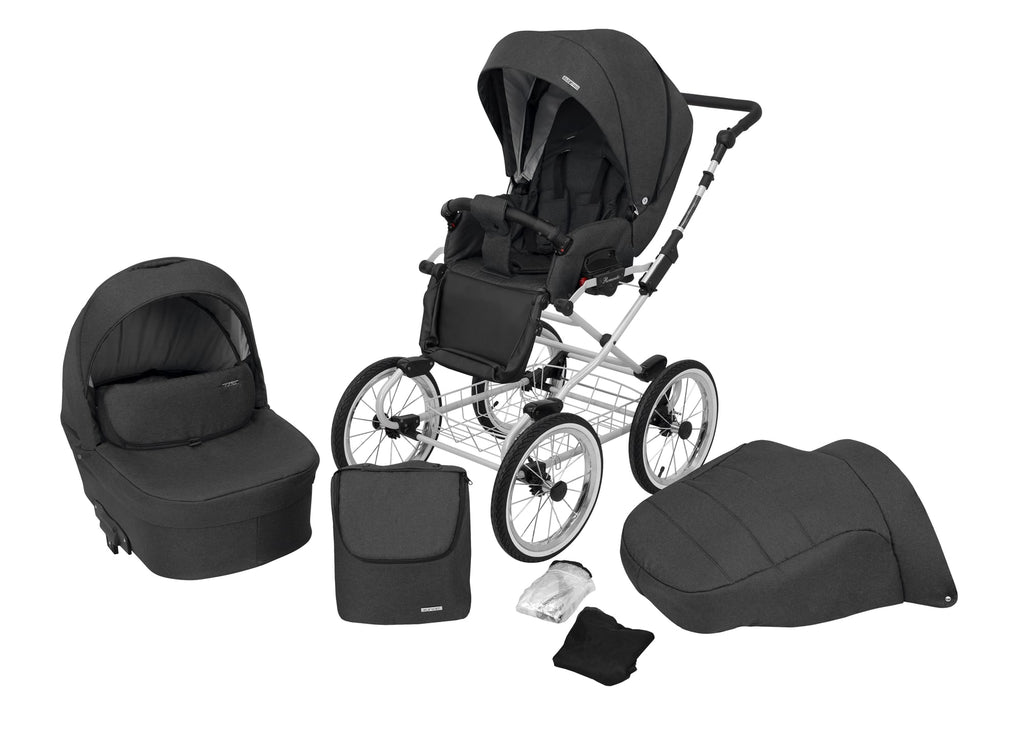 Kunert Romantic 2-in-1 Stroller – Anthracite – image 1