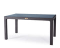 Kunert Garden table Calma, rattan look – graphite