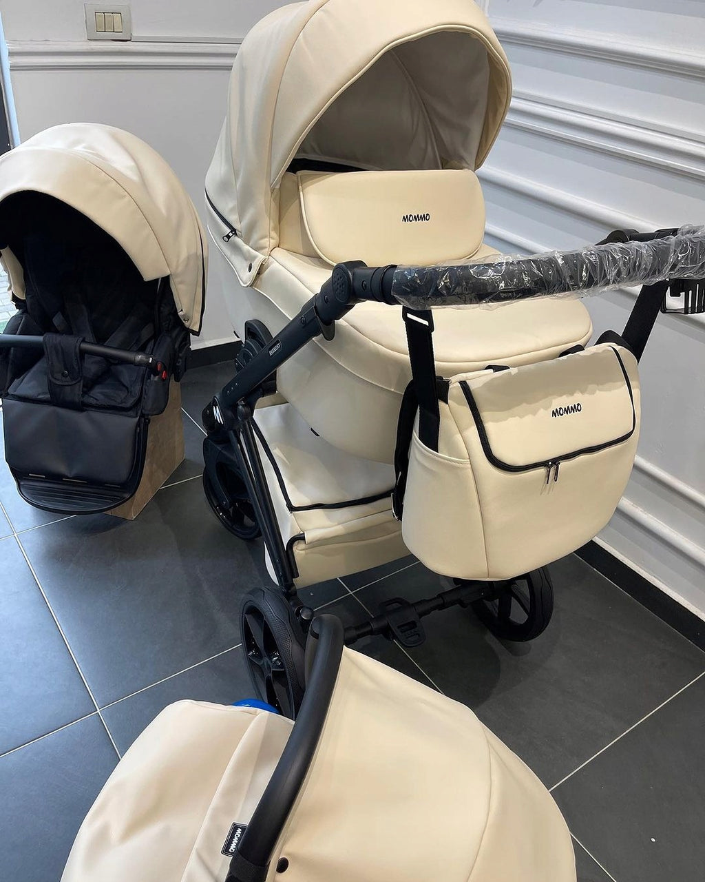 MOMMO Harmony 3-in-1 Stroller – Vanilla – image 9