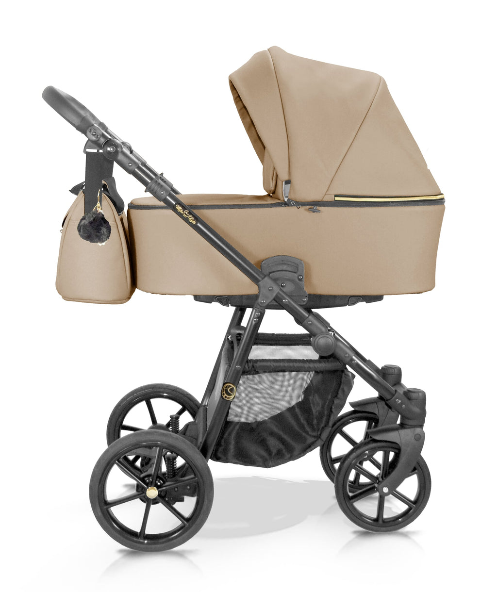 Wózek dziecięcy Milukids Risso 2w1 - RIS-07 (złoty stelaż)