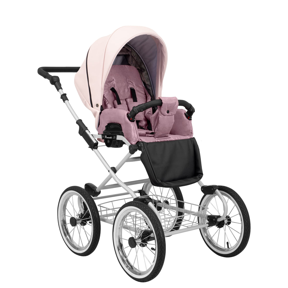 Kunert Romantic 2-in-1 Stroller – Pink Eco – image 5