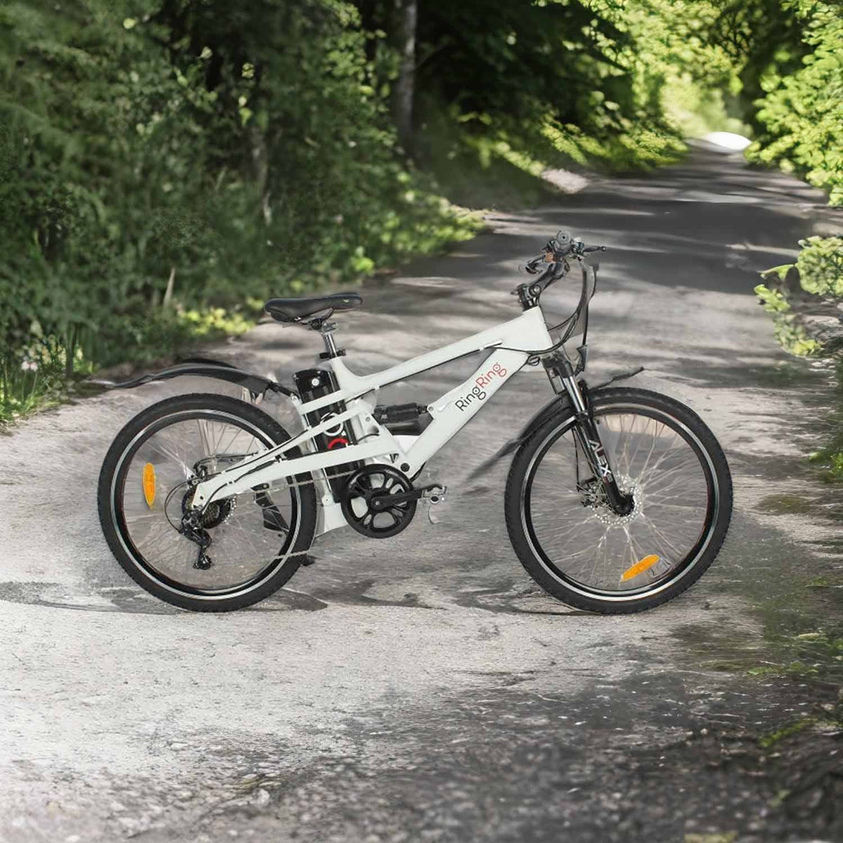 Jobo Ring Ring JB-TDE05Z Electric Mountain Bike 17" – White - photo 8