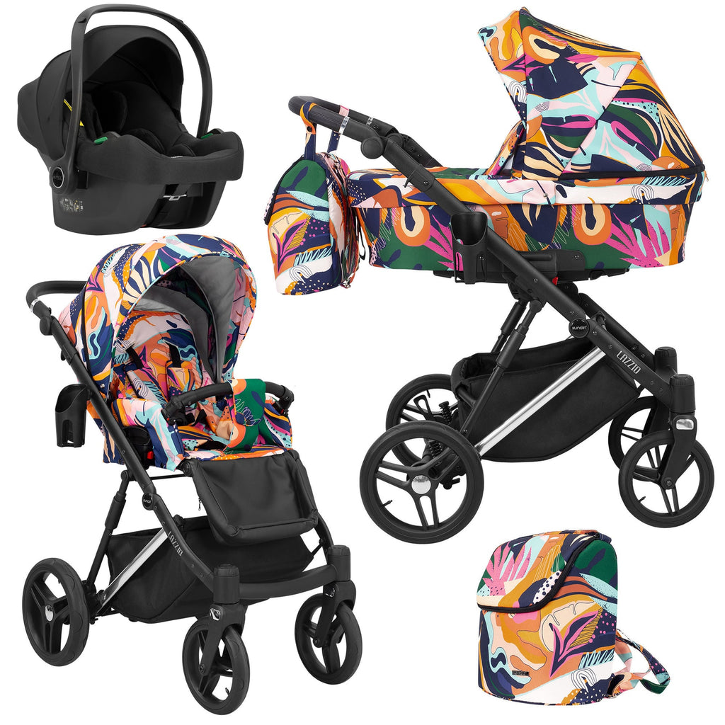 Kunert Lazzio Premium 3-in-1 Stroller – Multicolour – image 1